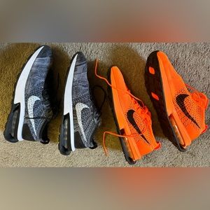 2 PAIRS Nike fly knit racer men’s 11.5